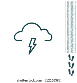 weather (thunderstorm) icon