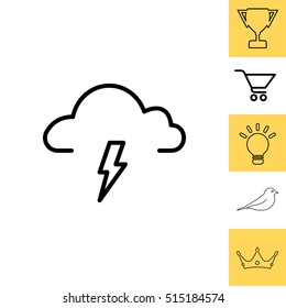 weather (thunderstorm) icon