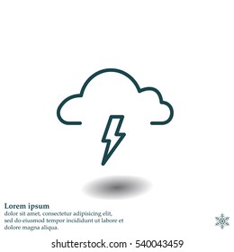 weather (thunderstorm) icon
