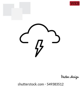 weather (thunderstorm) icon