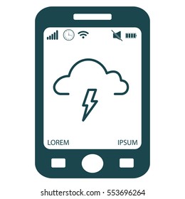 weather (thunderstorm) icon