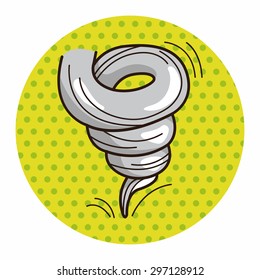 weather tornado theme elements