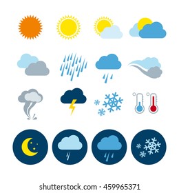 Weather Universal icons Set