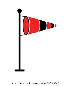 weather vane icon on white background