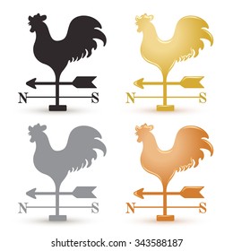 Weather Vane : Vector Illustration