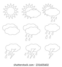 weather vector
