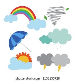 weather vector collection design