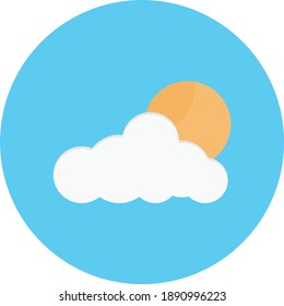 weather vector colour flat icon