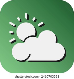 Weather Vector Glyph Gradient Background Icon For Personal And Commercial Use.
