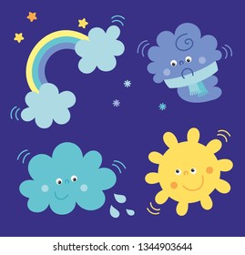 Weather. Vector graphics