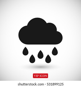 weather vector icon, vector best flat icon, EPS
