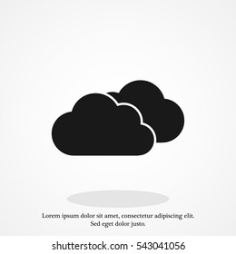 weather vector icon, vector best flat icon, EPS