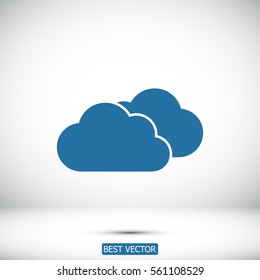 weather vector icon, vector best flat icon, EPS