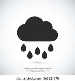 weather vector icon, vector best flat icon, EPS