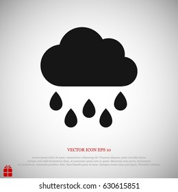 weather vector icon, vector best flat icon, EPS