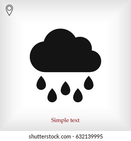 weather vector icon, vector best flat icon, EPS