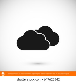 weather vector icon, vector best flat icon, EPS