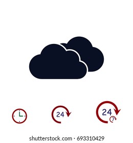 weather vector icon, vector best flat icon, EPS