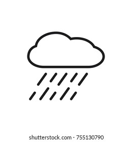weather vector icon in flat design