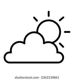 Weather Vector Icon, Lineal style icon, from Agriculture icons collection, isolated on white Background.