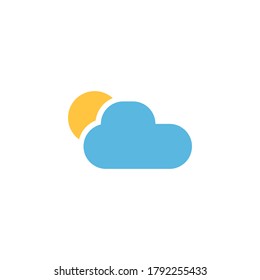 weather vector icon logo design