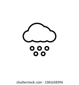 weather vector icon.sky and snow vector icon.