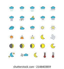 weather vector for icon symbol web illustration