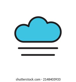 vector meteorológico para ilustración web de símbolo de icono