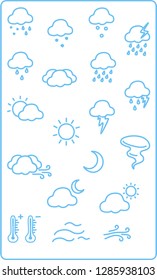 weather  vector icons