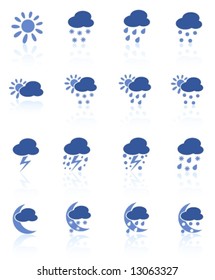 Weather vector iconset