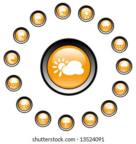 Weather vector iconset