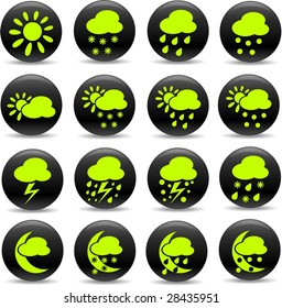 Weather vector iconset