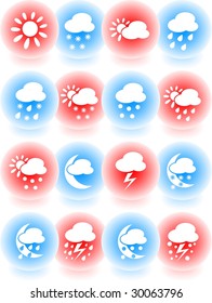 Weather vector iconset