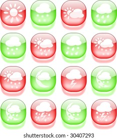 Weather vector iconset