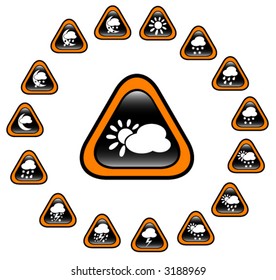 Weather vector iconset