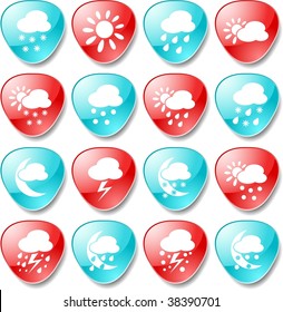 Weather vector iconset