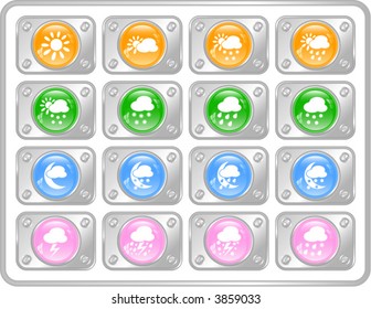 Weather vector iconset