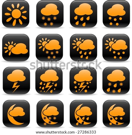 Weather vector iconset