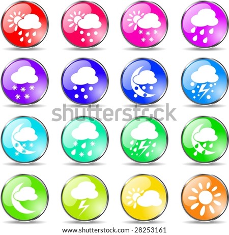 Weather vector iconset