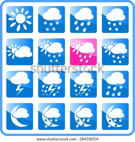 Weather vector iconset