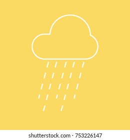 Weather vector line icon. eps-10