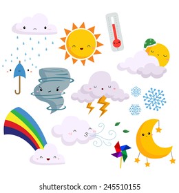 weather vector set (no background)