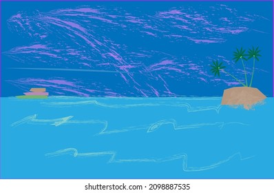 the weather is very cool when you are on the edge of a very beautiful beach