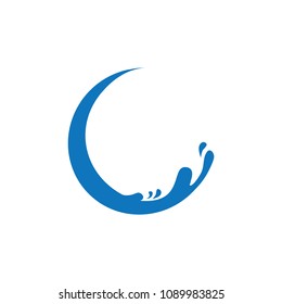  weather wave, abstract logo