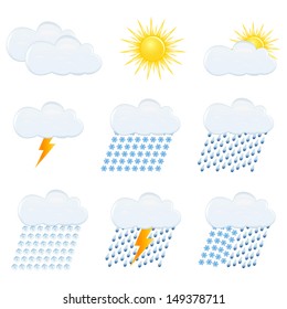 Weather Web Icons Set 