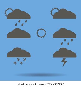 Weather Web Icons Set