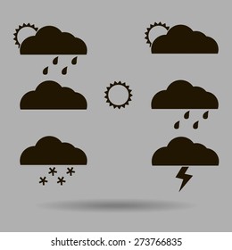 Weather Web Icons Set