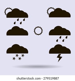 Weather Web Icons Set