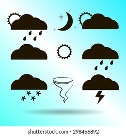 Weather Web Icons Set