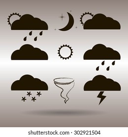 Weather Web Icons Set